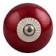 Neon Cherry Silver Fitting Ceramic Knob